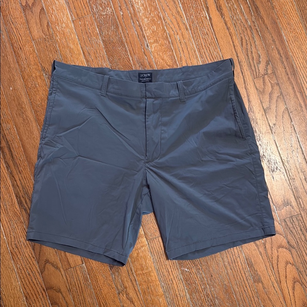 J. Crew Gray Flat Front Shorts Casual Style
